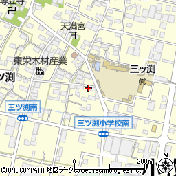 愛知県小牧市三ツ渕492-1周辺の地図