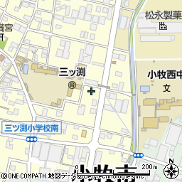 愛知県小牧市三ツ渕1628周辺の地図