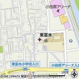 神奈川県小田原市中曽根353-8周辺の地図