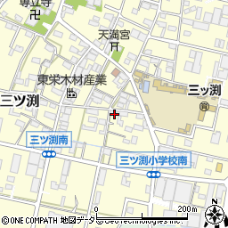 愛知県小牧市三ツ渕488周辺の地図