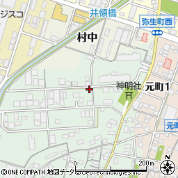 愛知県小牧市舟津62周辺の地図