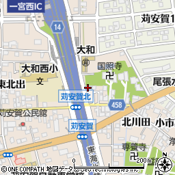 愛知県一宮市大和町苅安賀角出3281周辺の地図