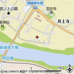 京都府綾部市味方町中ノ坪周辺の地図