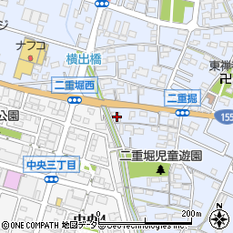 愛知県小牧市二重堀936周辺の地図