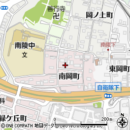 京都府福知山市天田南岡町周辺の地図