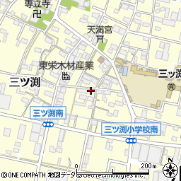 愛知県小牧市三ツ渕522周辺の地図