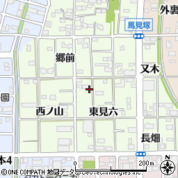 愛知県一宮市馬見塚周辺の地図
