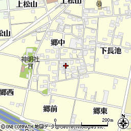 愛知県一宮市蓮池484周辺の地図