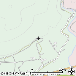 京都府綾部市西原町地主周辺の地図