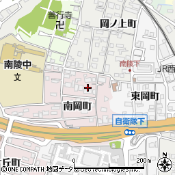 京都府福知山市天田南岡町382周辺の地図