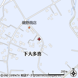 千葉県夷隅郡大多喜町下大多喜3678周辺の地図