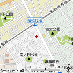 愛知県一宮市宮地1丁目1周辺の地図