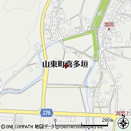 兵庫県朝来市山東町喜多垣周辺の地図