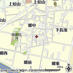 愛知県一宮市蓮池484-1周辺の地図