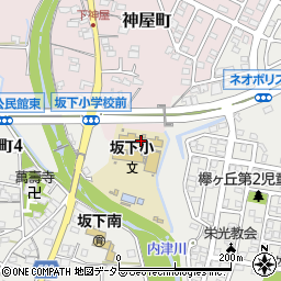 春日井市役所　坂下子どもの家周辺の地図