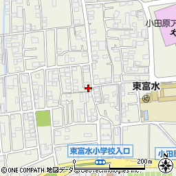 神奈川県小田原市中曽根1-1周辺の地図