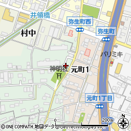 愛知県小牧市舟津301周辺の地図