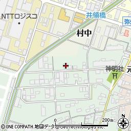 愛知県小牧市舟津24周辺の地図