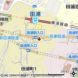 田浦駅前マンション周辺の地図