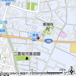 愛知県小牧市二重堀987周辺の地図