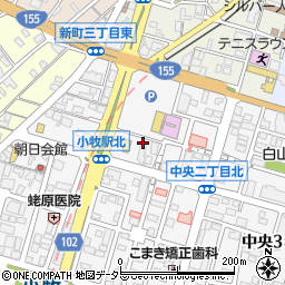 宮地工業株式会社小牧支店周辺の地図