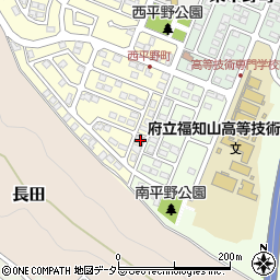 京都府福知山市西平野町105周辺の地図
