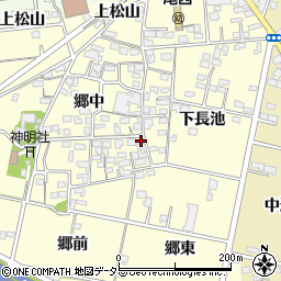 愛知県一宮市蓮池486-1周辺の地図