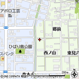 愛知県一宮市馬見塚西ノ山2周辺の地図