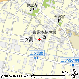 愛知県小牧市三ツ渕558周辺の地図