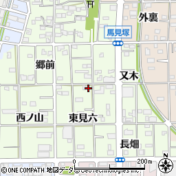 愛知県一宮市馬見塚東見六55周辺の地図
