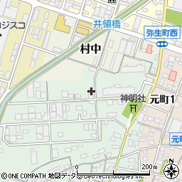 愛知県小牧市舟津14周辺の地図