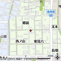愛知県一宮市馬見塚東見六1周辺の地図