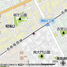 愛知県一宮市宮地1丁目18周辺の地図