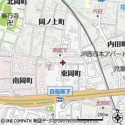福知山岡ノ町郵便局周辺の地図