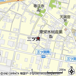 愛知県小牧市三ツ渕594周辺の地図