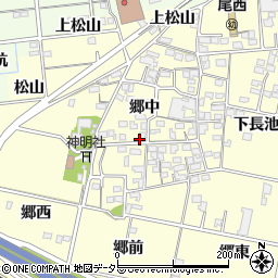 愛知県一宮市蓮池423周辺の地図