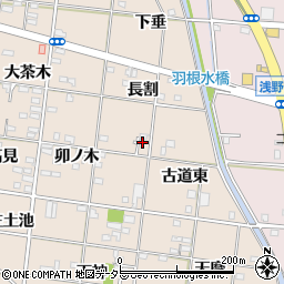 愛知県一宮市浅野卯ノ木12周辺の地図