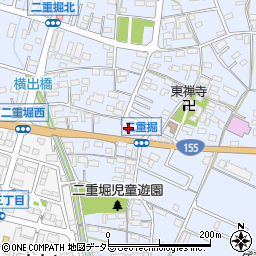愛知県小牧市二重堀976周辺の地図