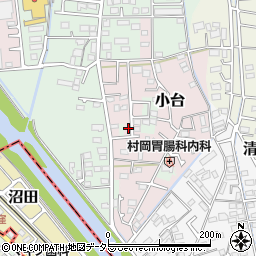 神奈川県小田原市小台17周辺の地図