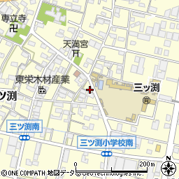愛知県小牧市三ツ渕477周辺の地図