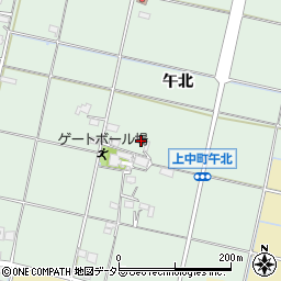 岐阜県羽島市上中町午北460周辺の地図