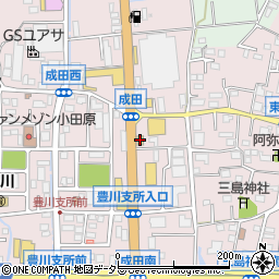 セブンイレブン小田原成田北店周辺の地図