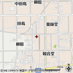 愛知県一宮市大和町苅安賀観音堂1周辺の地図