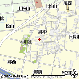 愛知県一宮市蓮池424周辺の地図