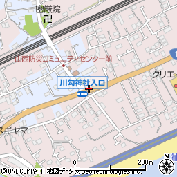 川匂神社入口周辺の地図