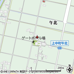 岐阜県羽島市上中町午北457周辺の地図