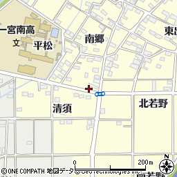 愛知県一宮市千秋町町屋南郷35周辺の地図
