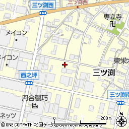 愛知県小牧市三ツ渕1261周辺の地図