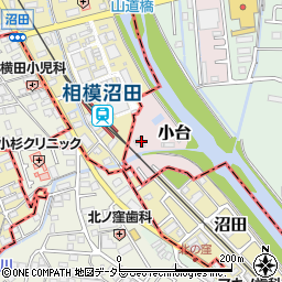 神奈川県小田原市小台65周辺の地図