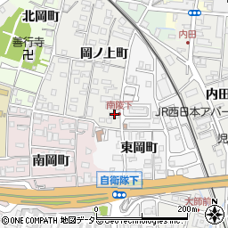 京都府福知山市岡ノ上町131周辺の地図